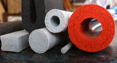 Extruded Silicone Sponge